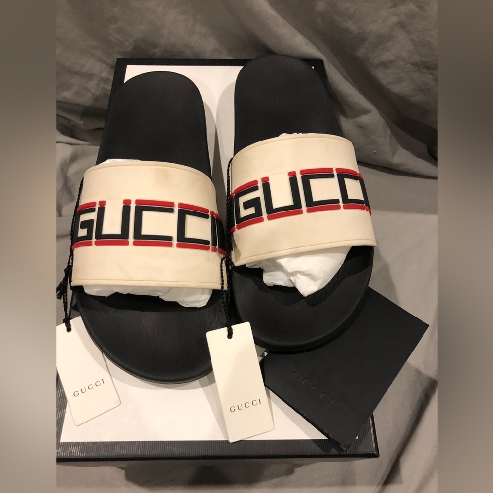 Gucci sport slides